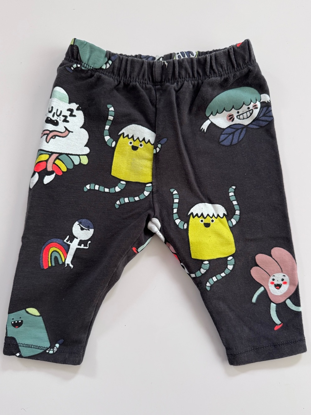 Zara Rainbow & Monster Cool Kid Leggings 👾